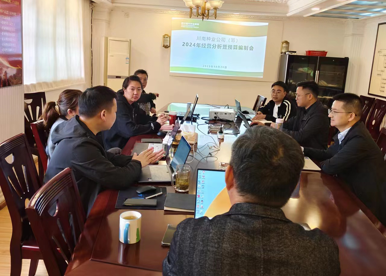 川南种业公司筹建工作组召开2024年经营分析暨预算编制会