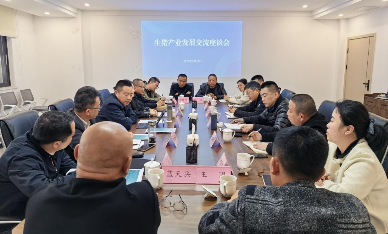 蜀芯猪公司与三台县老马镇政府举行黑猪产业发展交流座谈会